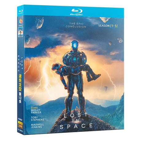 海外ドラマ「ロスト・イン・スペース」ブルーレイ Blu-ray 日本語吹替えあり シーズン1+2+3 トビー・スティーヴンス 全話 海外盤