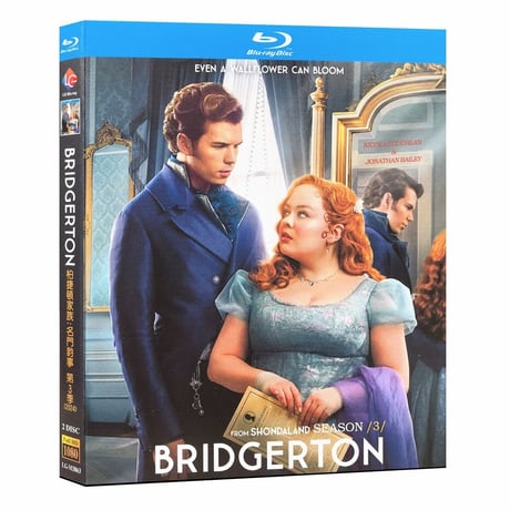 海外ドラマ『ブリジャートン家3』シリーズ3 ブルーレイ Blu-ray 日本語吹き替え ニコラ・コフラン 、ルーク・ニュートン 全話