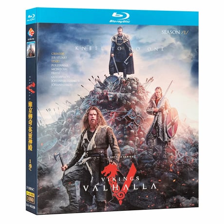 海外ドラマ「ヴァイキング ~ヴァルハラ~」Blu-ray ブルーレイ 日本語吹替あり サム・コーレット、レオ・スーター、フリーダ・グスタフソン 全話 海外盤
