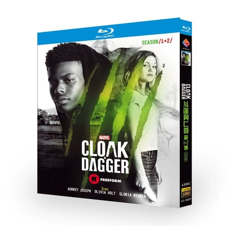 海外ドラマ「クローク&ダガー」 Blu-ray ブルーレイ 日本語字幕あり オリヴィア・ホルト、オーブリー・ジョセフ、高画質 全話 海外盤