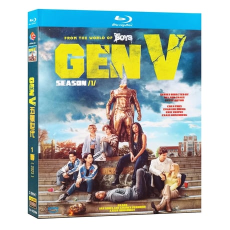 海外ドラマ「ジェン・ブイ~Gen V~」 Blu-ray ブルーレイ 日本語吹替あり ジャズ・シンクレア、チャンス・パードモ、高画質 全話 海外盤