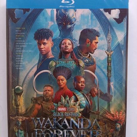 日本語吹替えあり海外映画「ブラックパンサー/ワカンダ・フォーエバー」 ブルーレイ Blu-ray レティーシャ・ライト、ルピタ・ニョンゴ、高画質 全話 海外盤