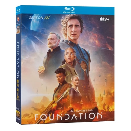 海外ドラマ「ファウンデーション2」 Blu-ray ブルーレイ SFテレビドラマ ジャレッド・ハリス、リー・ペイス、日本語字幕あり 高画質 全話 海外盤