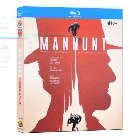 海外ドラマ『マンハント 〜リンカーン暗殺犯を追え〜』ブルーレイ Blu-ray トビアス・メンジーズ アンソニー・ボイル Manhunt 全話 中国盤