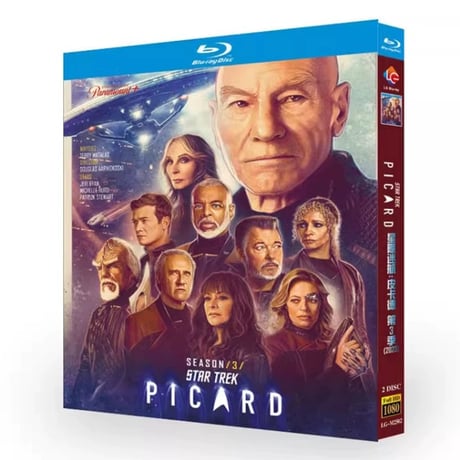 海外ドラマ「スター・トレック:ピカード」シーズン3 Blu-ray ブルーレイ 日本語吹替えあり パトリック・スチュワート、高画質 全話 海外盤