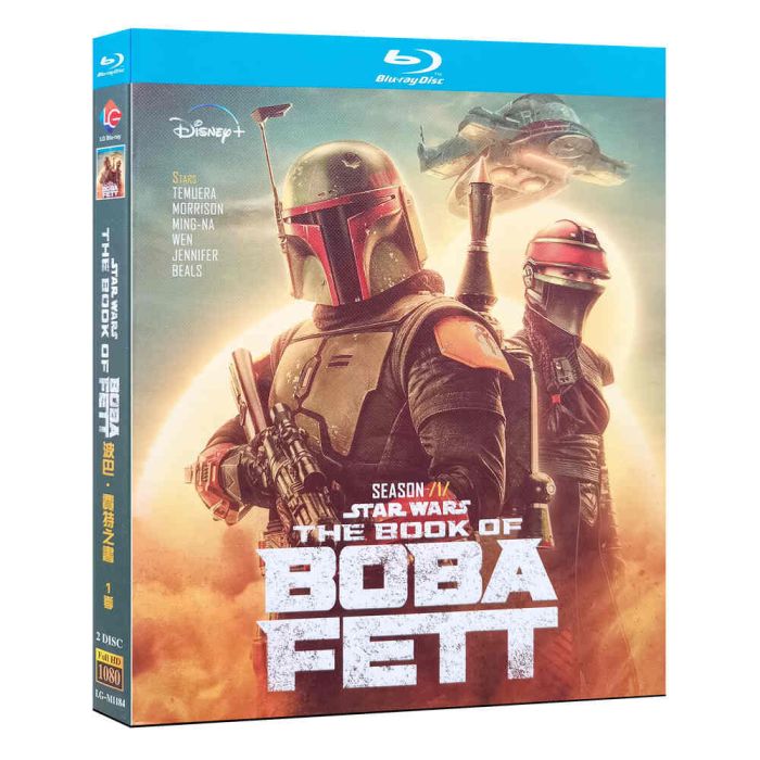 海外ドラマ「ボバ・フェット ブルーレイ Blu-ray The Book of Boba Fett 日本語吹替あり テムエラ・モリソン ミンナ・ウェン 全話 海外盤