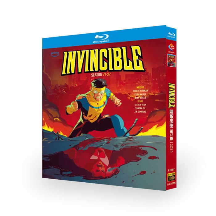 Invincible / インビンシブル ~無敵のヒーロー~ シーズン1+2 完全版 Blu-ray BOX 全巻