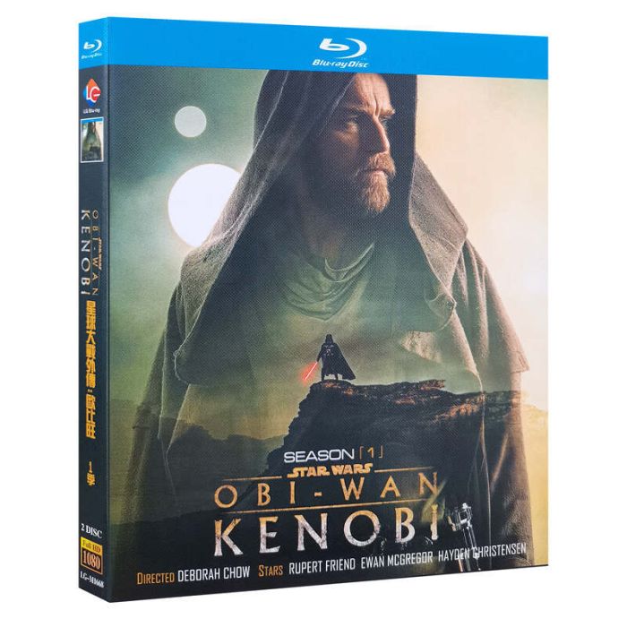 海外ドラマ「オビ=ワン・ケノービ」ブルーレイ Blu-ray 日本語吹替あり ユアン・マクレガー、ヘイデン・クリステンセン 全話 海外盤
